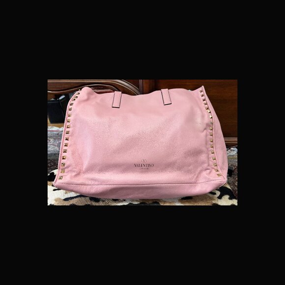 Valentino Garavani Rockstud Large Calfskin Tote - Picture 1 of 16